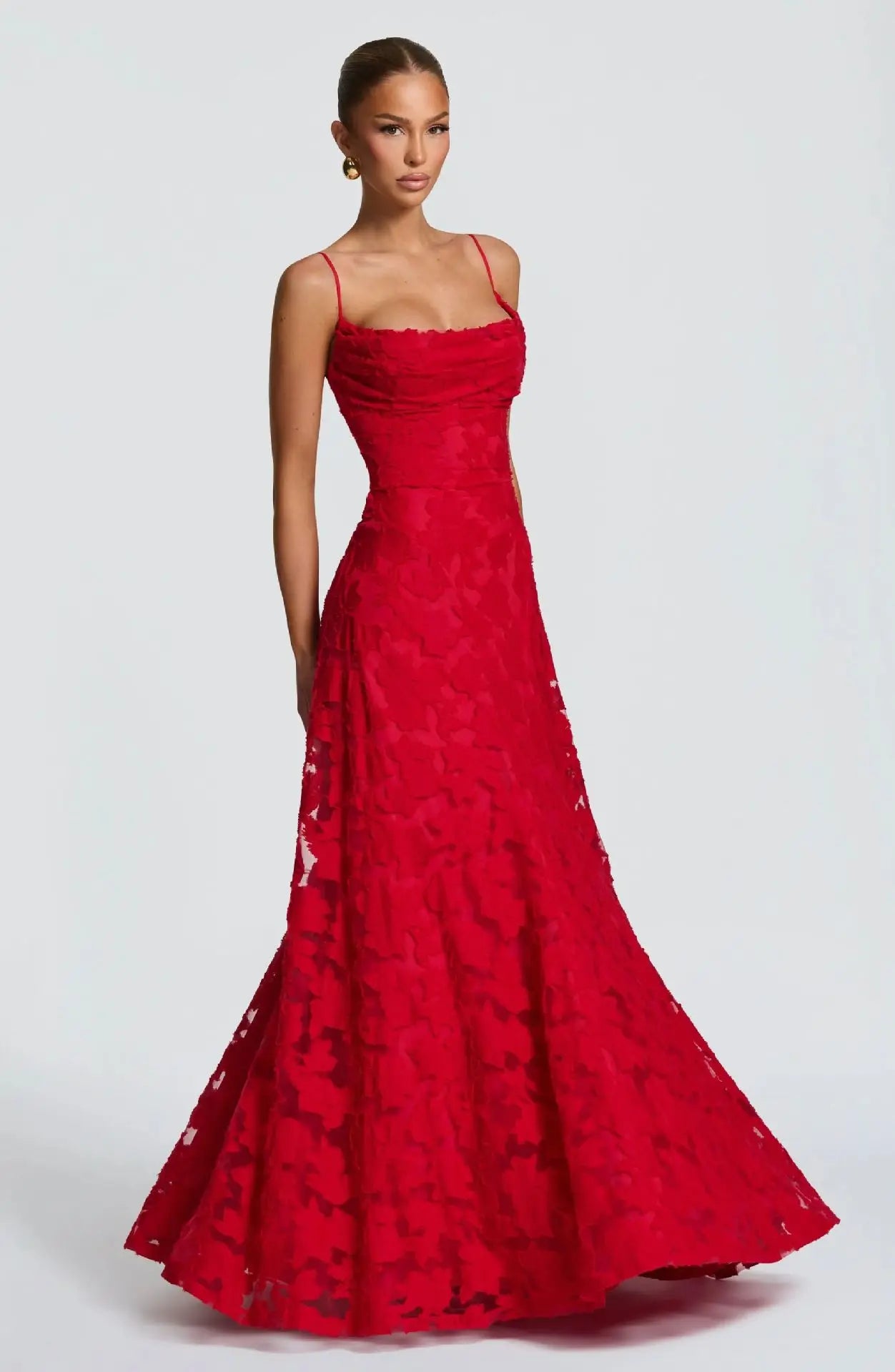 Women's Maxi Evening Dress Spaghetti Straps | Formal Wear