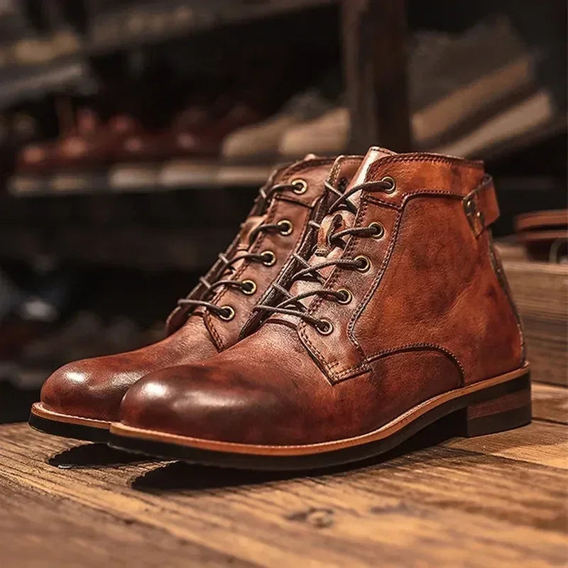 Men's Lace-Up Boots Casual Outdoor Footwear