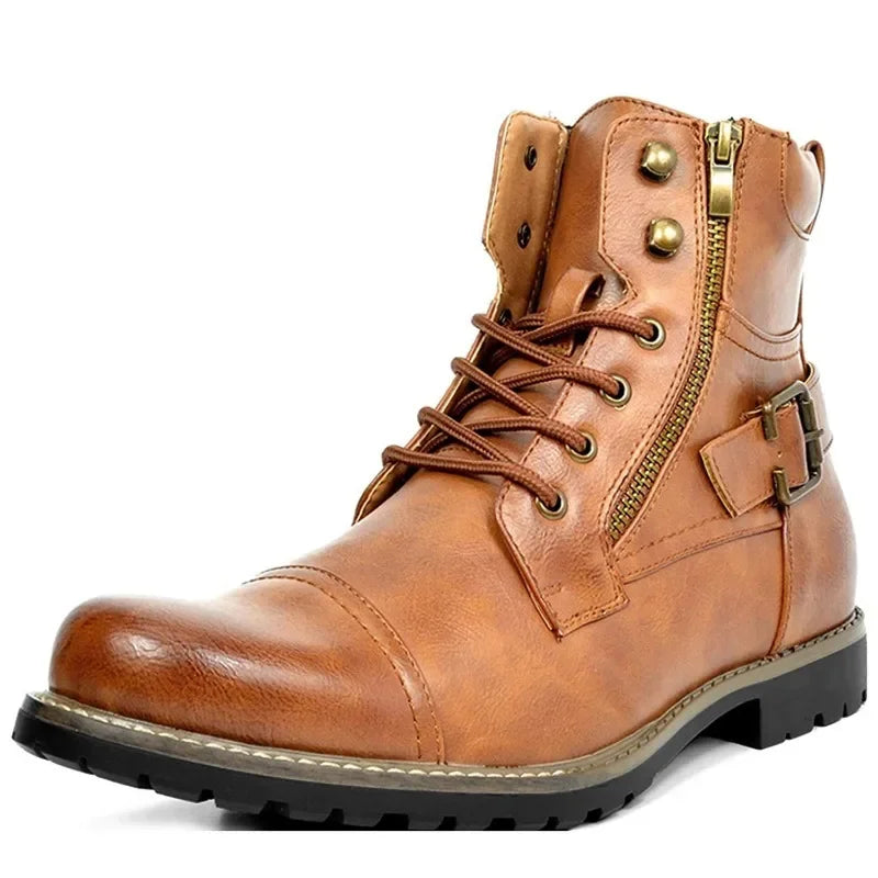 Men's Lace-up Boots | Casual Leather Footwear