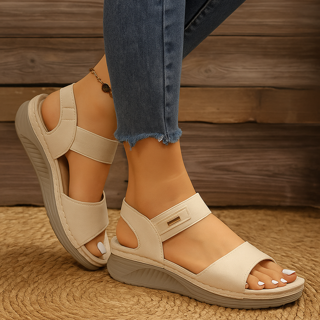 Women's Sandals Adjustable Cushioned Flexible Straps Casual Everyday Wear