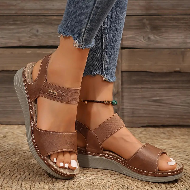 Women's Sandals Adjustable Cushioned Flexible Straps Casual Everyday Wear