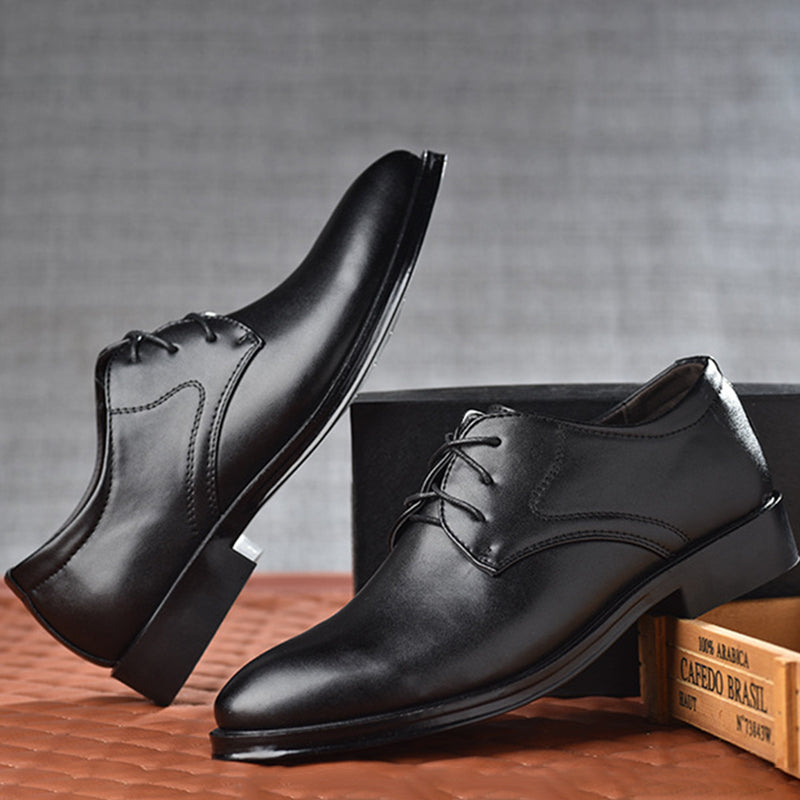 Men's Oxford Leather Lace Up Dress Shoe