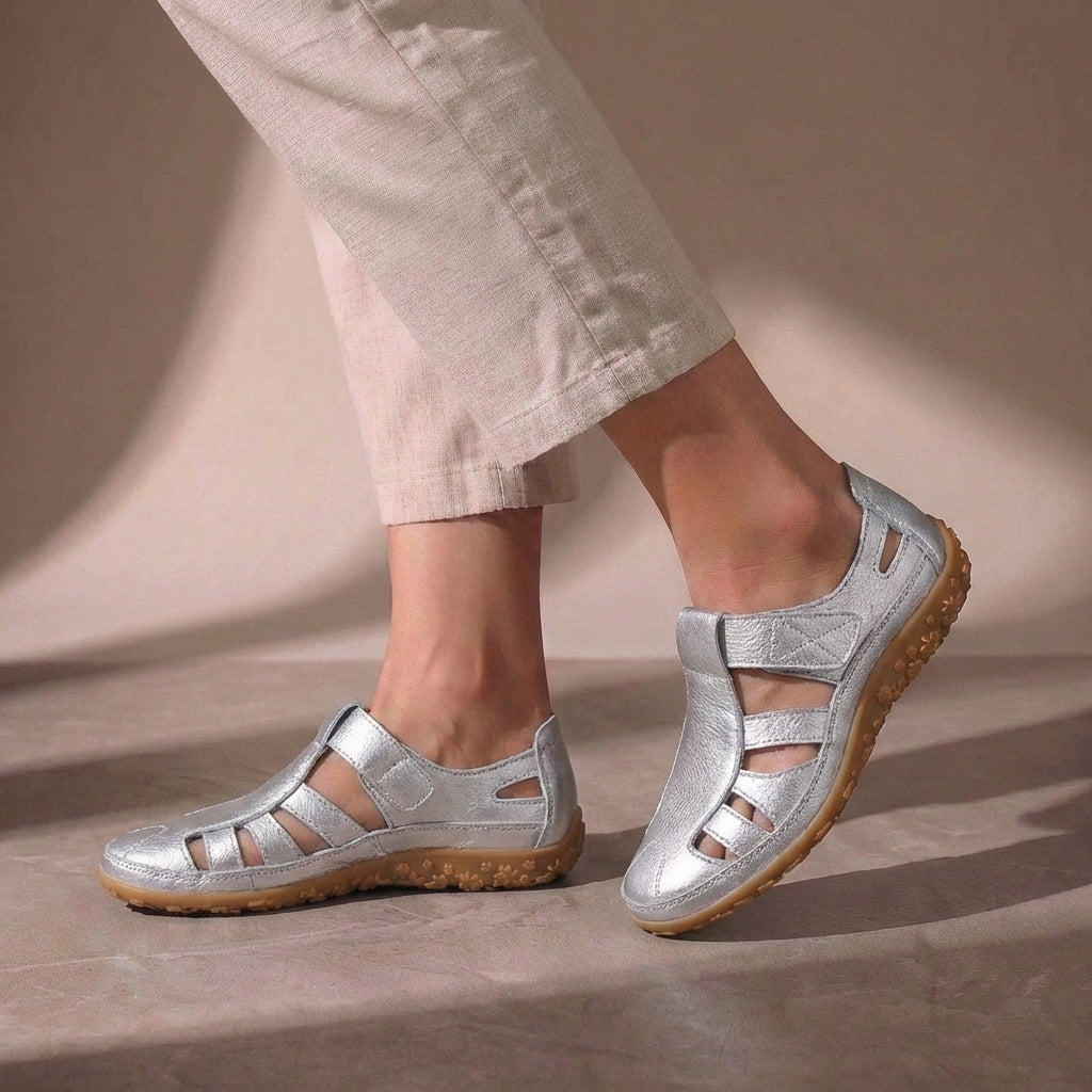 Women's Orthopedic Sandals Adjustable Strap Closed Toe Casual Footwear