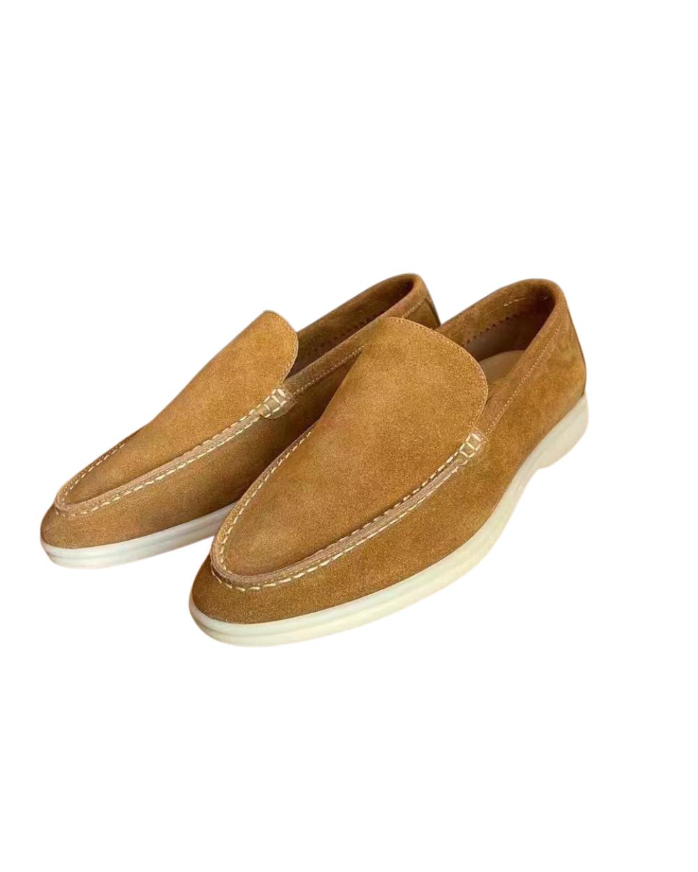 SUEDE SLIP-ON LOAFERS FOR MEN