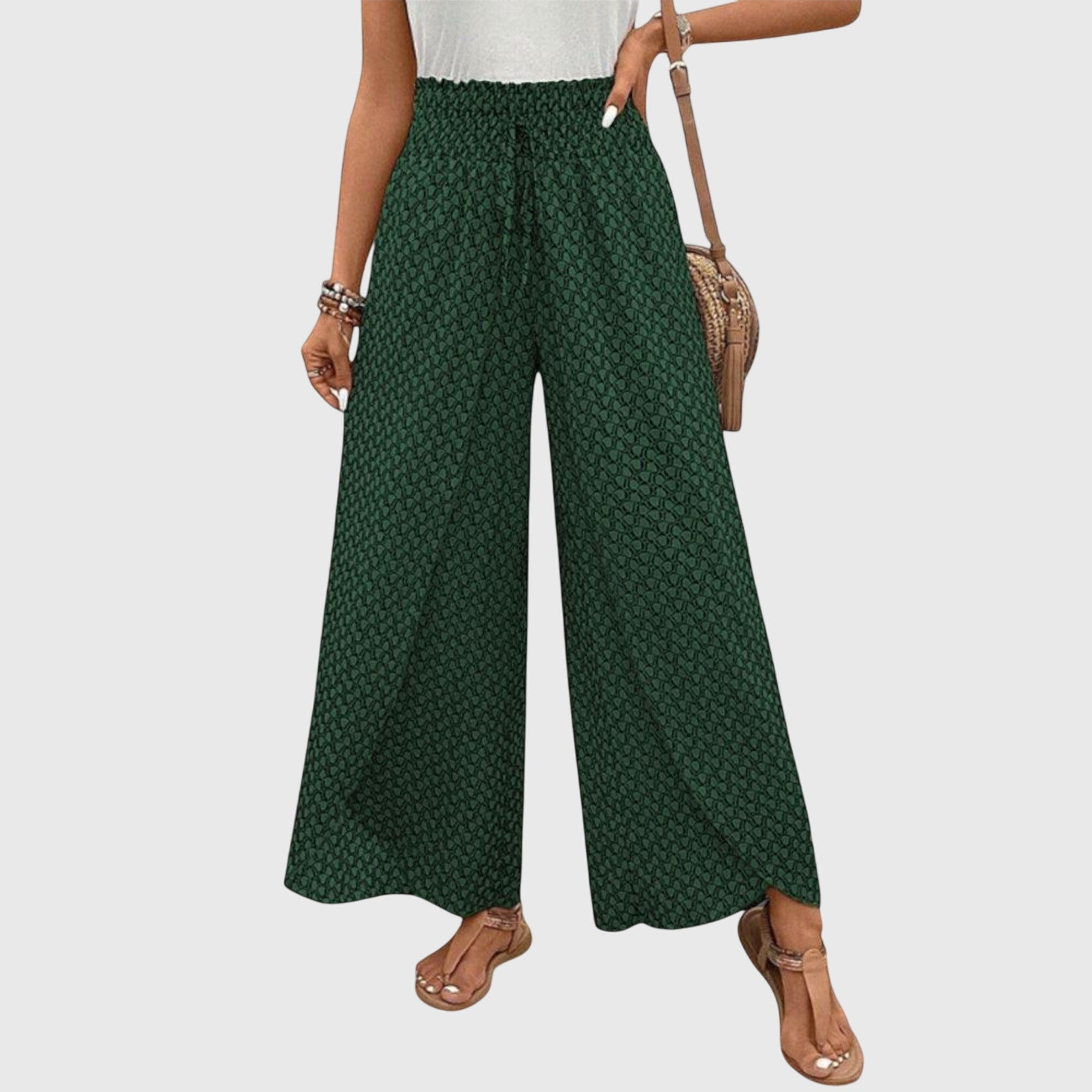 Women's Palazzo Pants High Waist Lightweight Design Casual