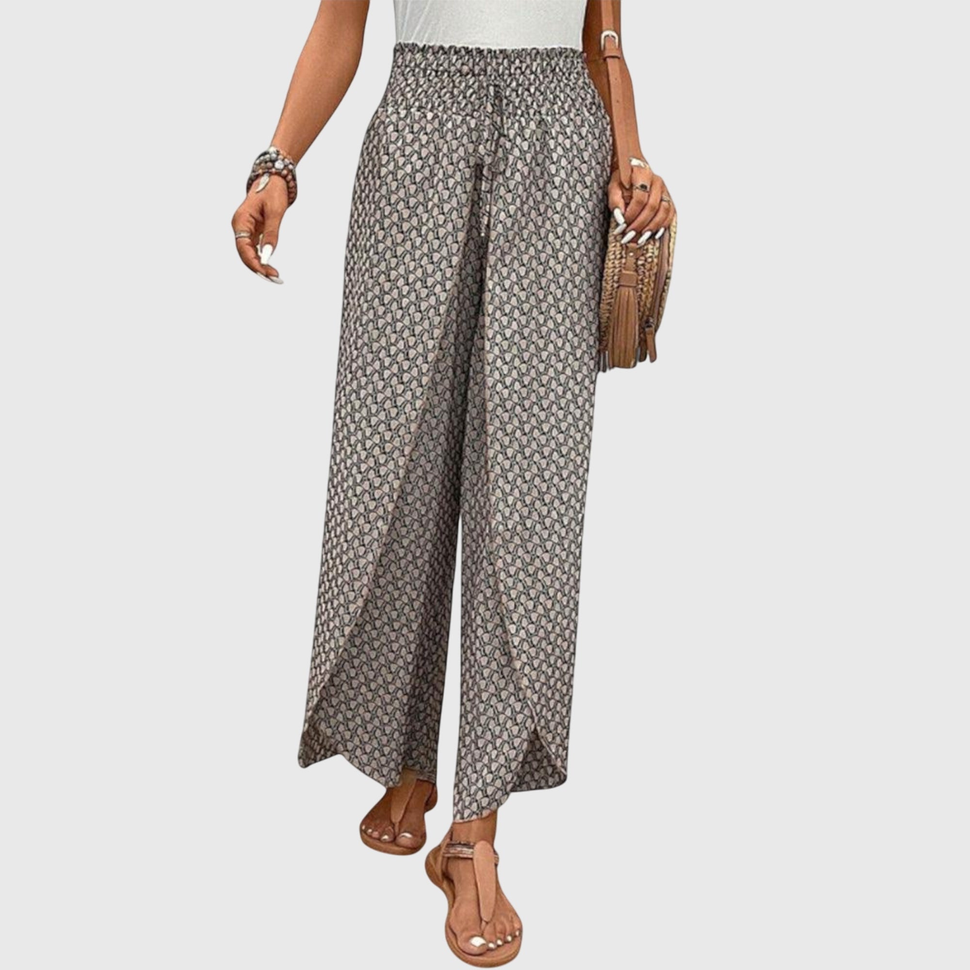 Women's Palazzo Pants High Waist Lightweight Design Casual