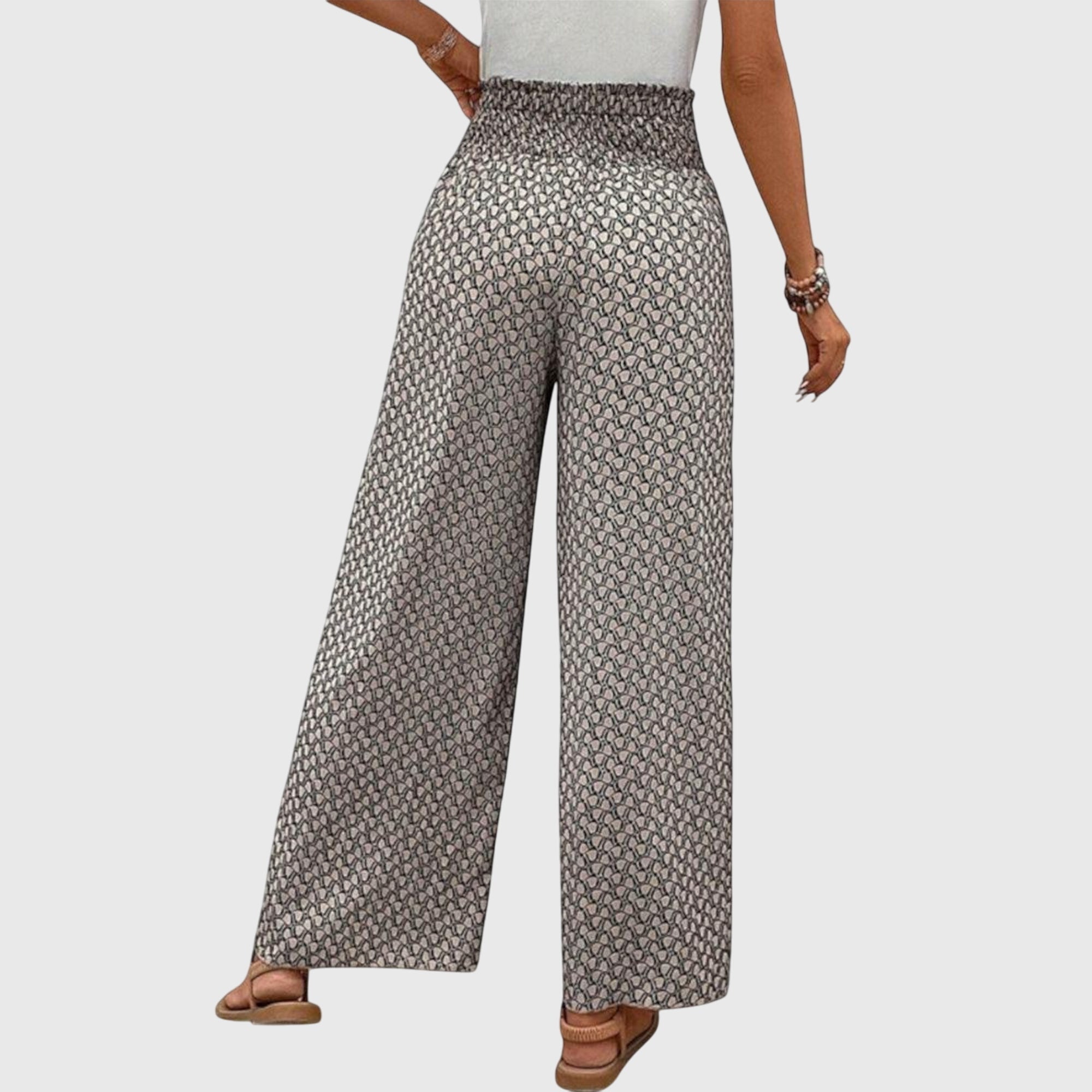 Women's Palazzo Pants High Waist Lightweight Design Casual