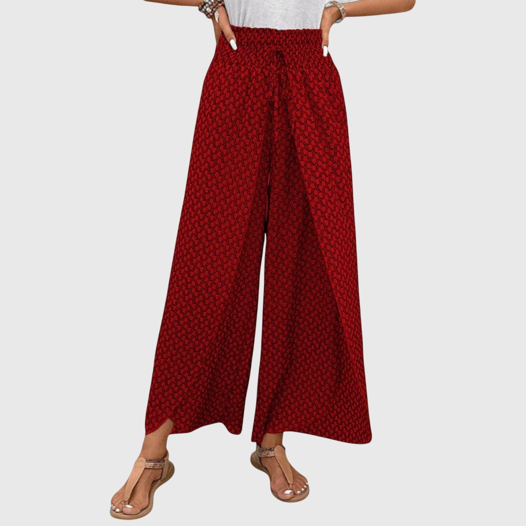 Women's Palazzo Pants High Waist Lightweight Design Casual