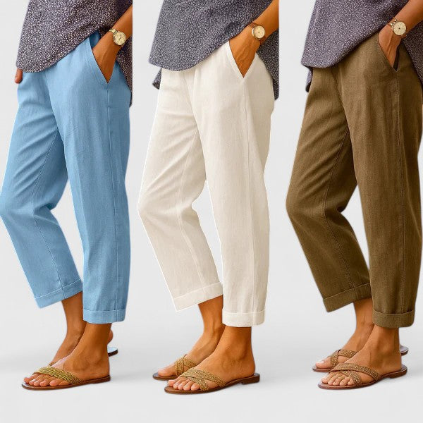 Women's Lightweight Relaxed Fit Breathable Pants Casual