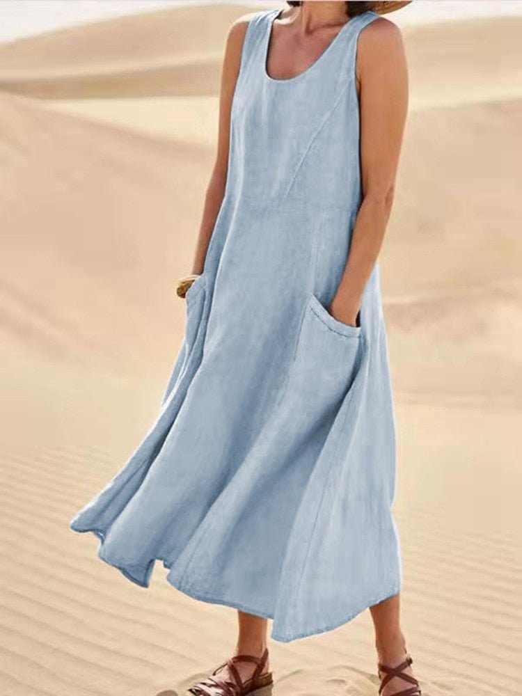 Women's Casual Knee-Length Summer Dress | V-Neck | Short Sleeve | Floral Print