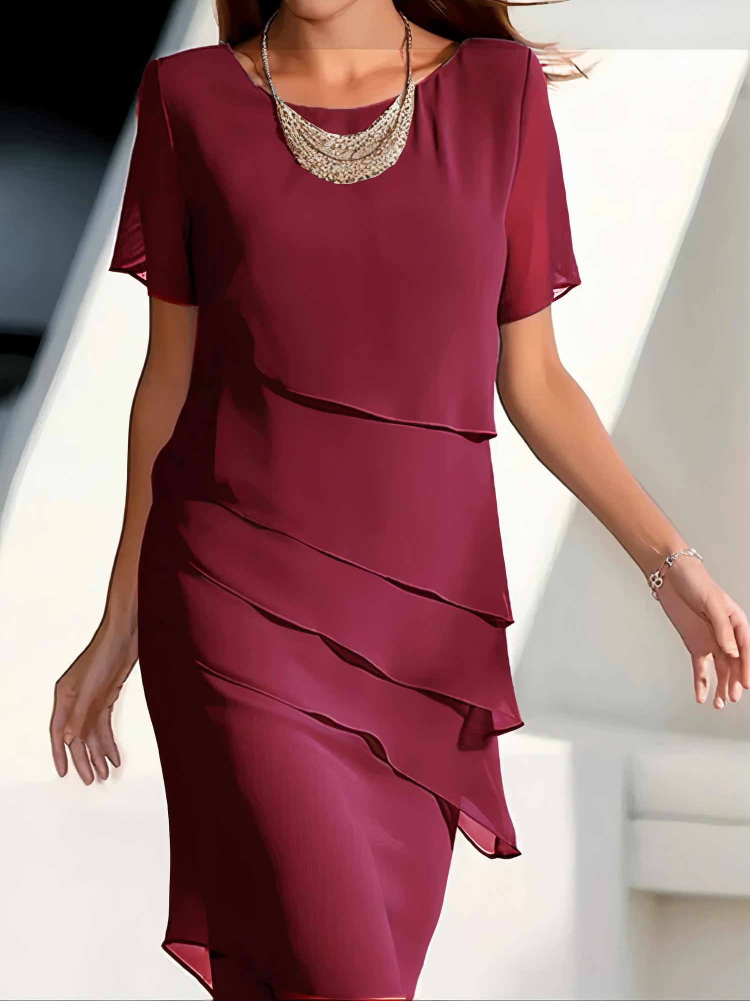 Women's Tiered Dress Lightweight Casual All Occasions
