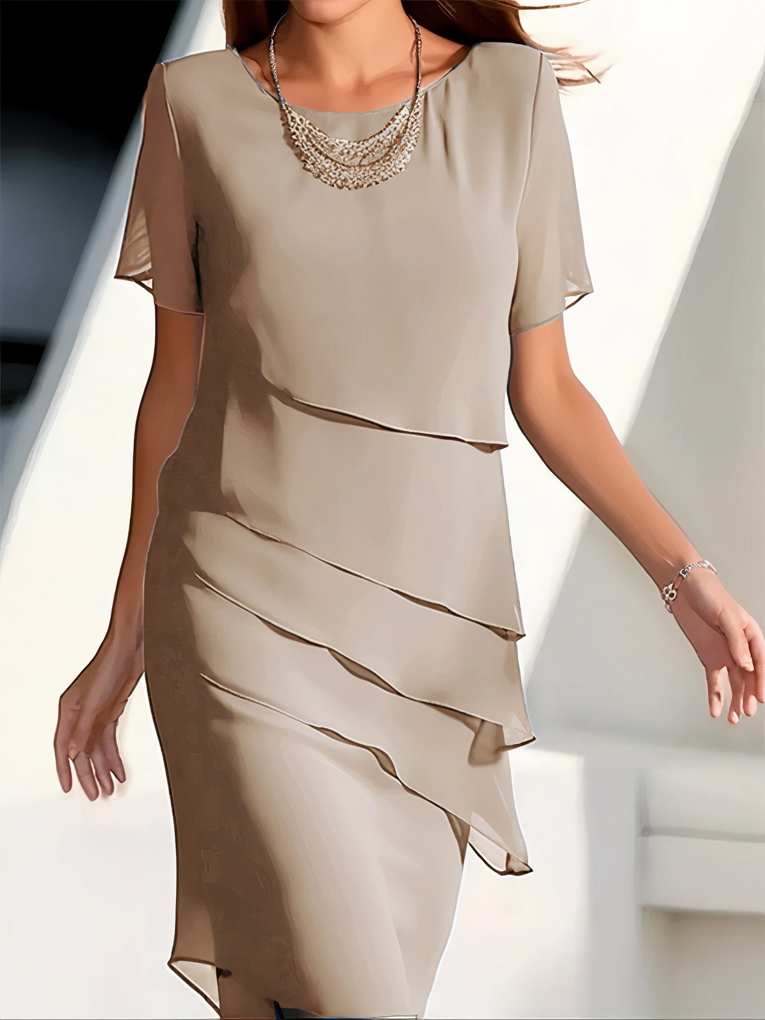 Women's Tiered Dress Lightweight Casual All Occasions