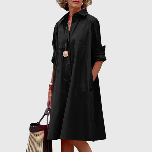 Women's Casual Dress Flowing Design with Pockets