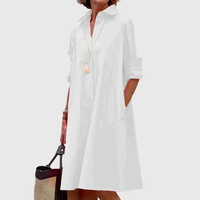 Women's Casual Dress Flowing Design with Pockets