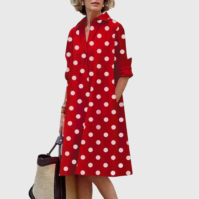 Women's Casual Dress Flowing Design with Pockets