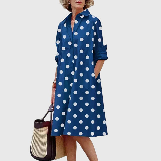 Women's Casual Dress Flowing Design with Pockets