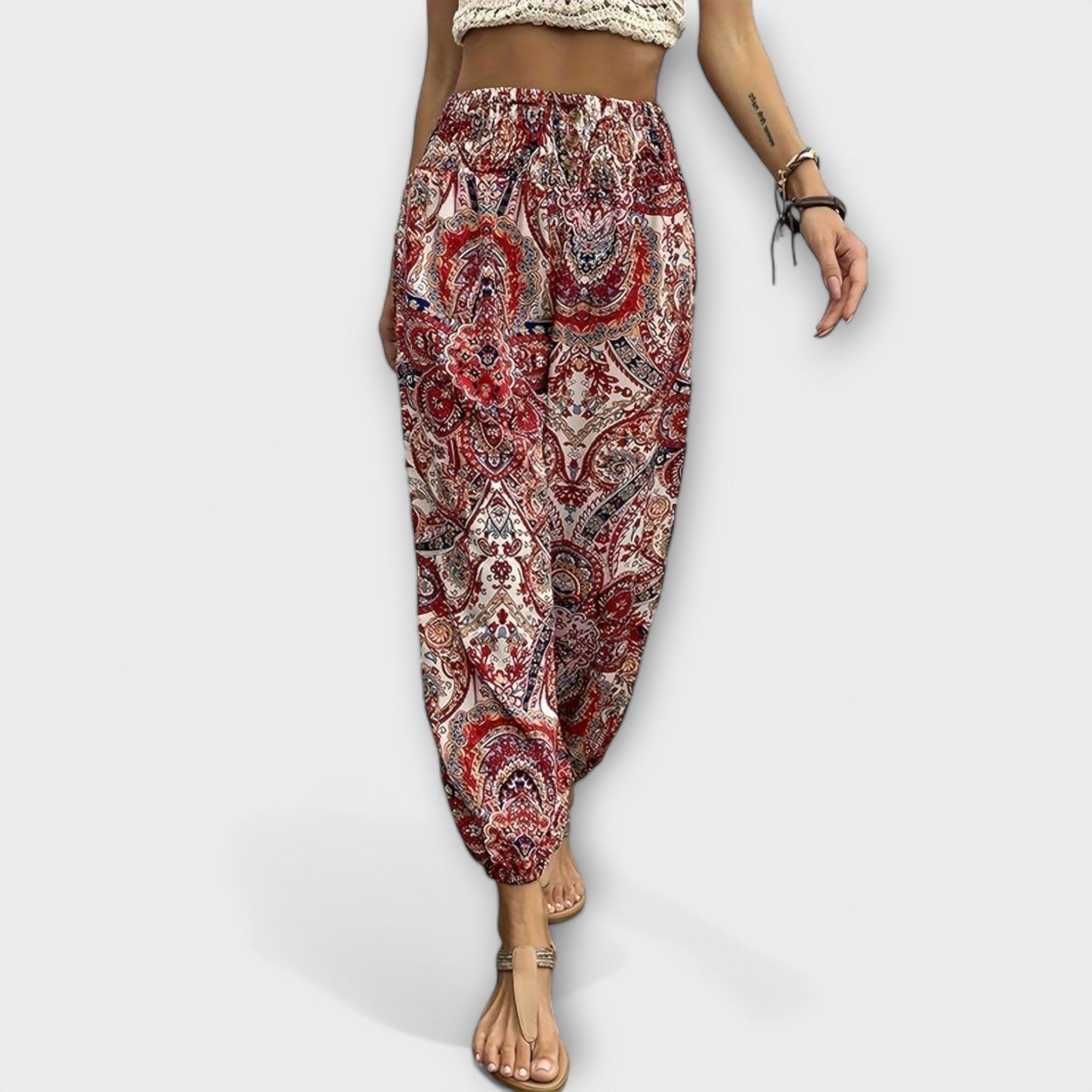 Women's Pants Ethnic Graphic Versatile Design Casual