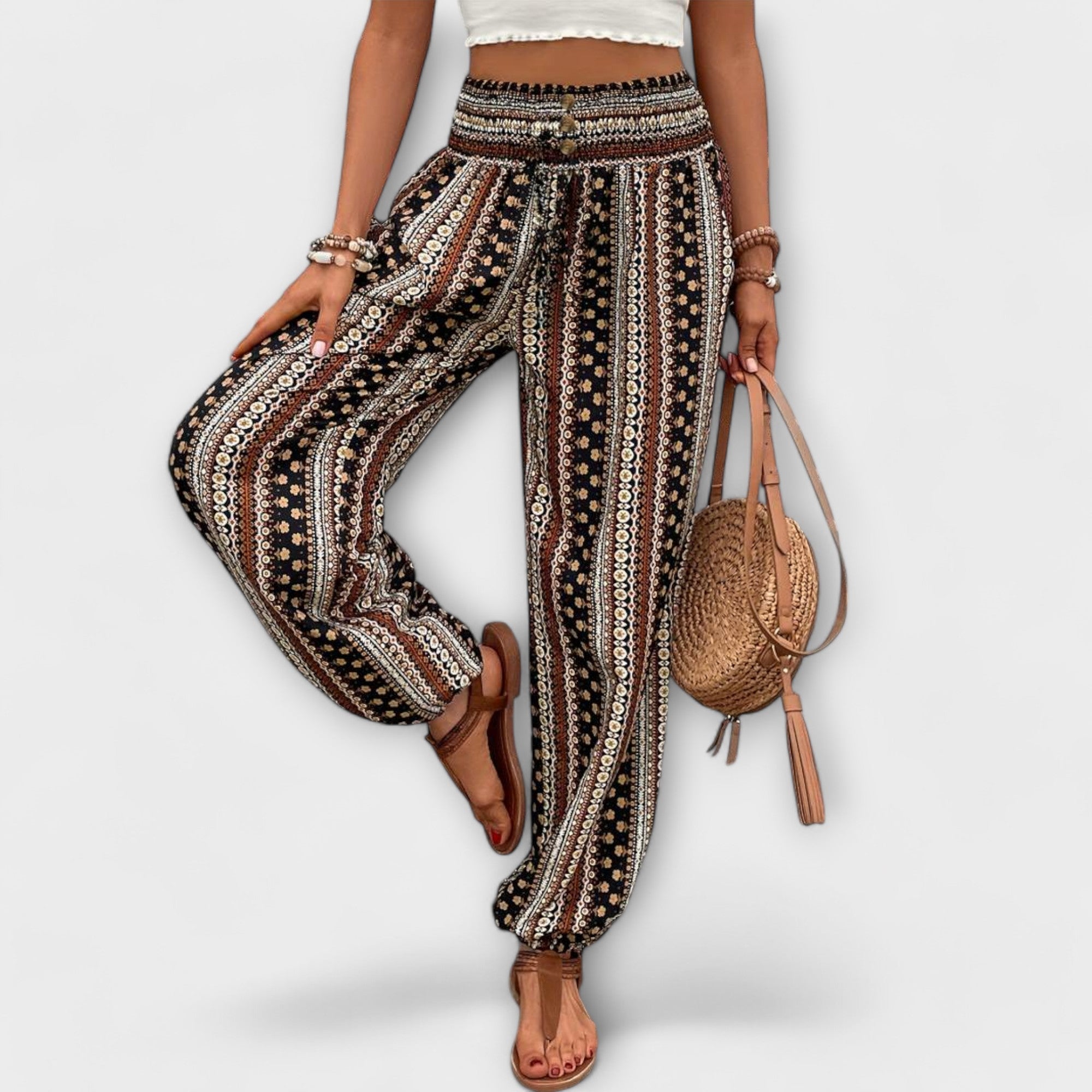 Women's Pants Ethnic Graphic Versatile Design Casual