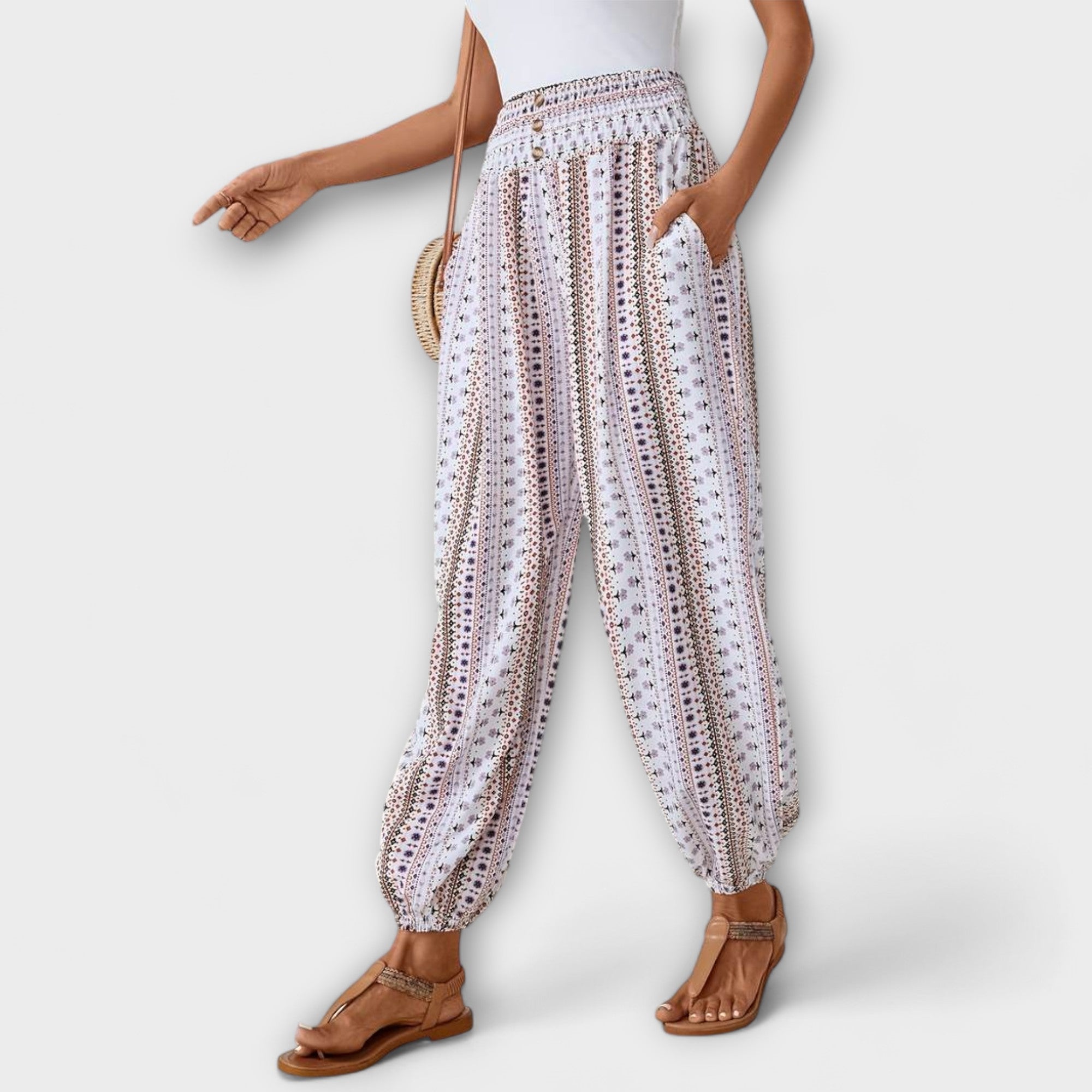 Women's Pants Ethnic Graphic Versatile Design Casual