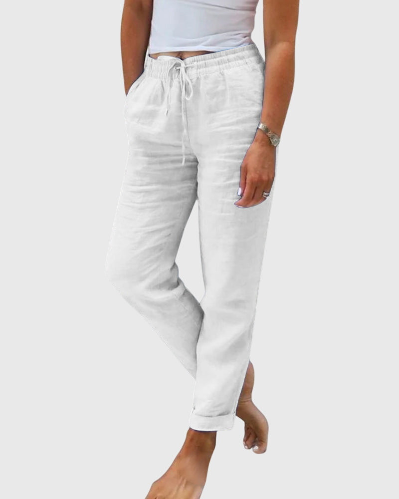 Women's Pants Tailored Fit Polyester Elegant Design