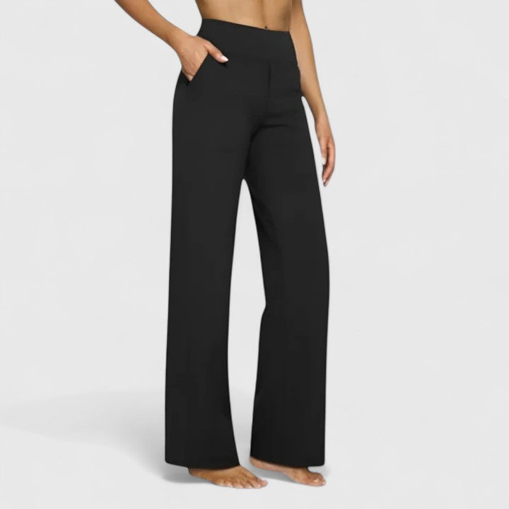Women's Pants Wide Waistband Soft Fabric Comfortable Design