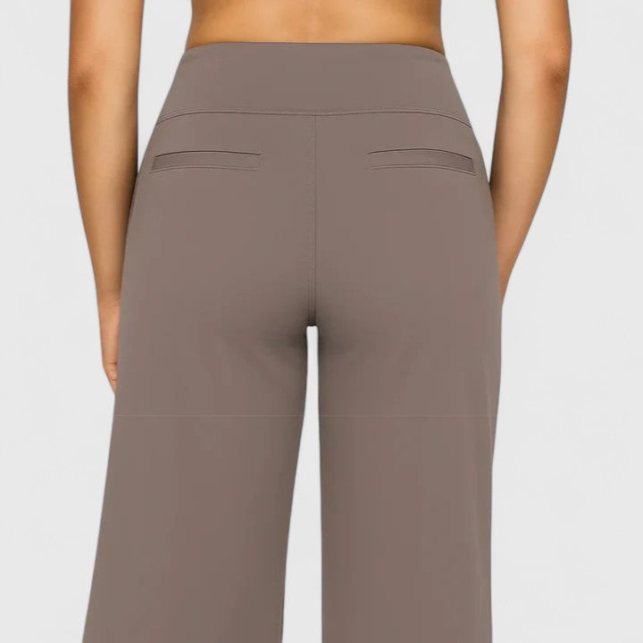 Women's Pants Wide Waistband Soft Fabric Comfortable Design