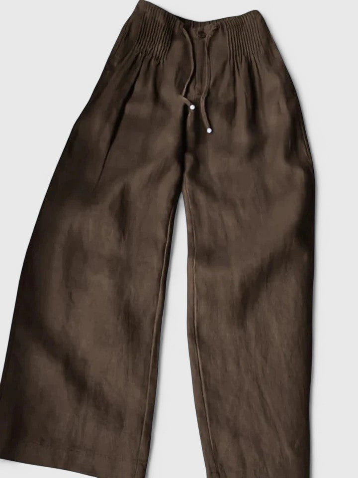Women's Saree Pants Airy Fit Flattering Silhouette Cotton Casual Wear