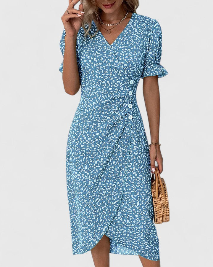 Women's Summer Dress Lightweight V-Neck Sleeveless Casual