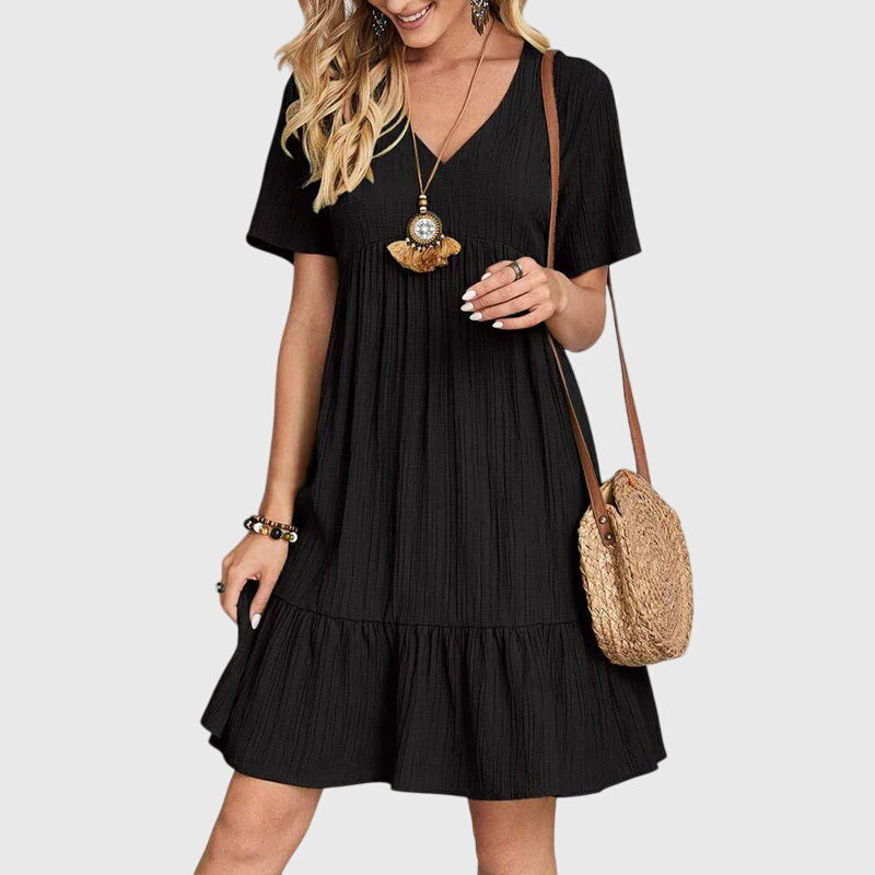 Women's Cocktail Dress Flattering Polyester | Sleeveless, A-Line, Knee-Length