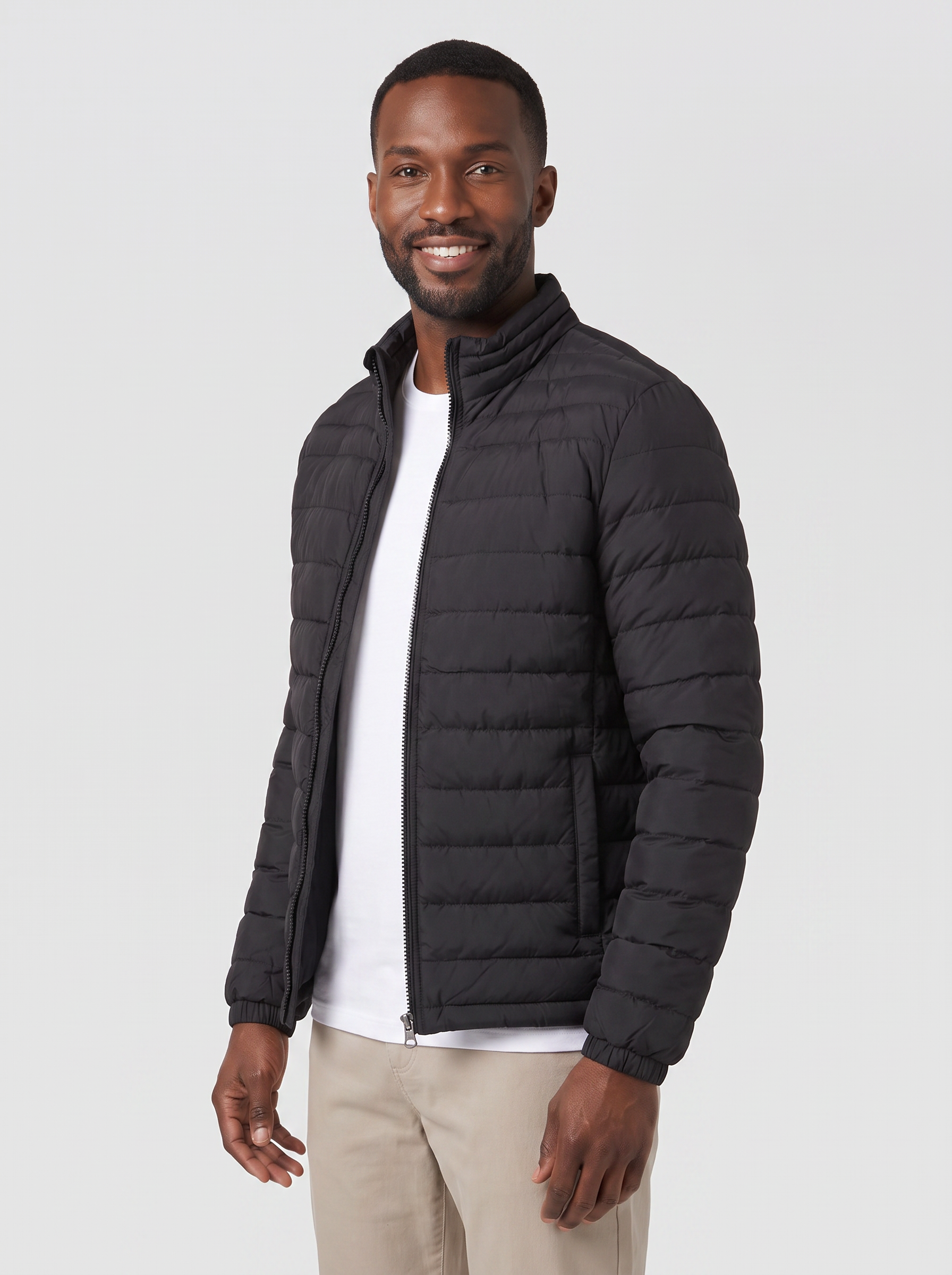 Black|three-quarter