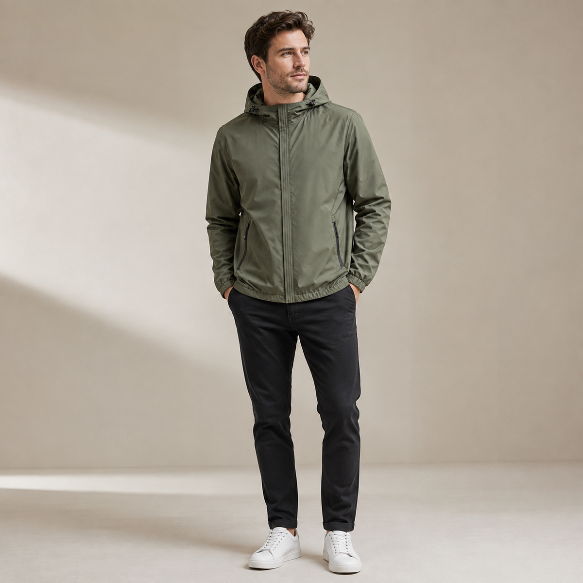 Bastian - Hooded Waterproof Jacket for Men