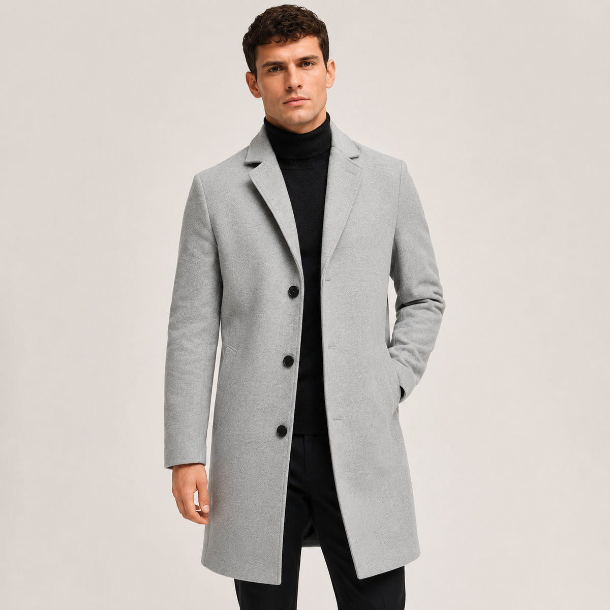 Henrik - Tailored Trench Coat Men