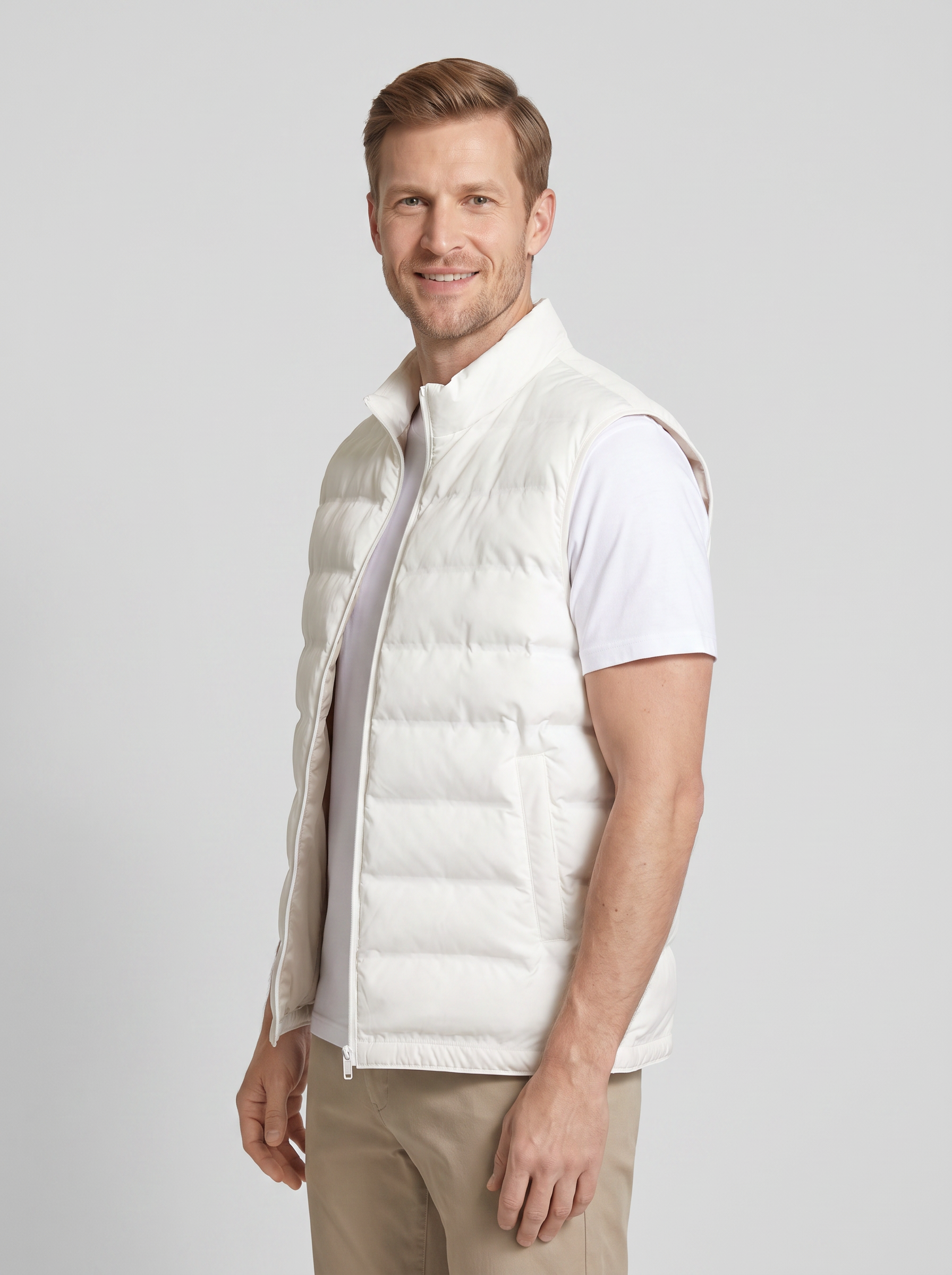 White|three-quarter