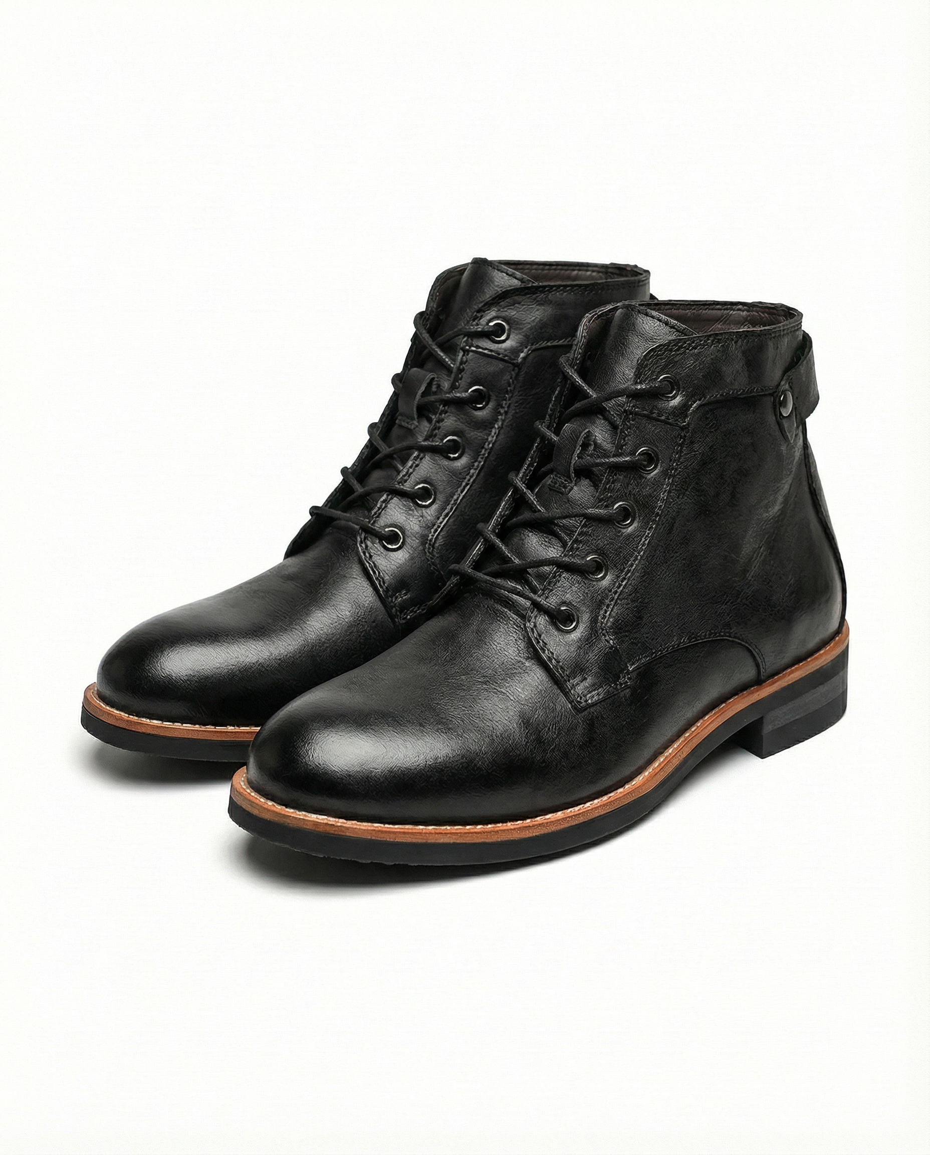 Men's Lace-up Boots Waterproof Durable Outdoor Footwear