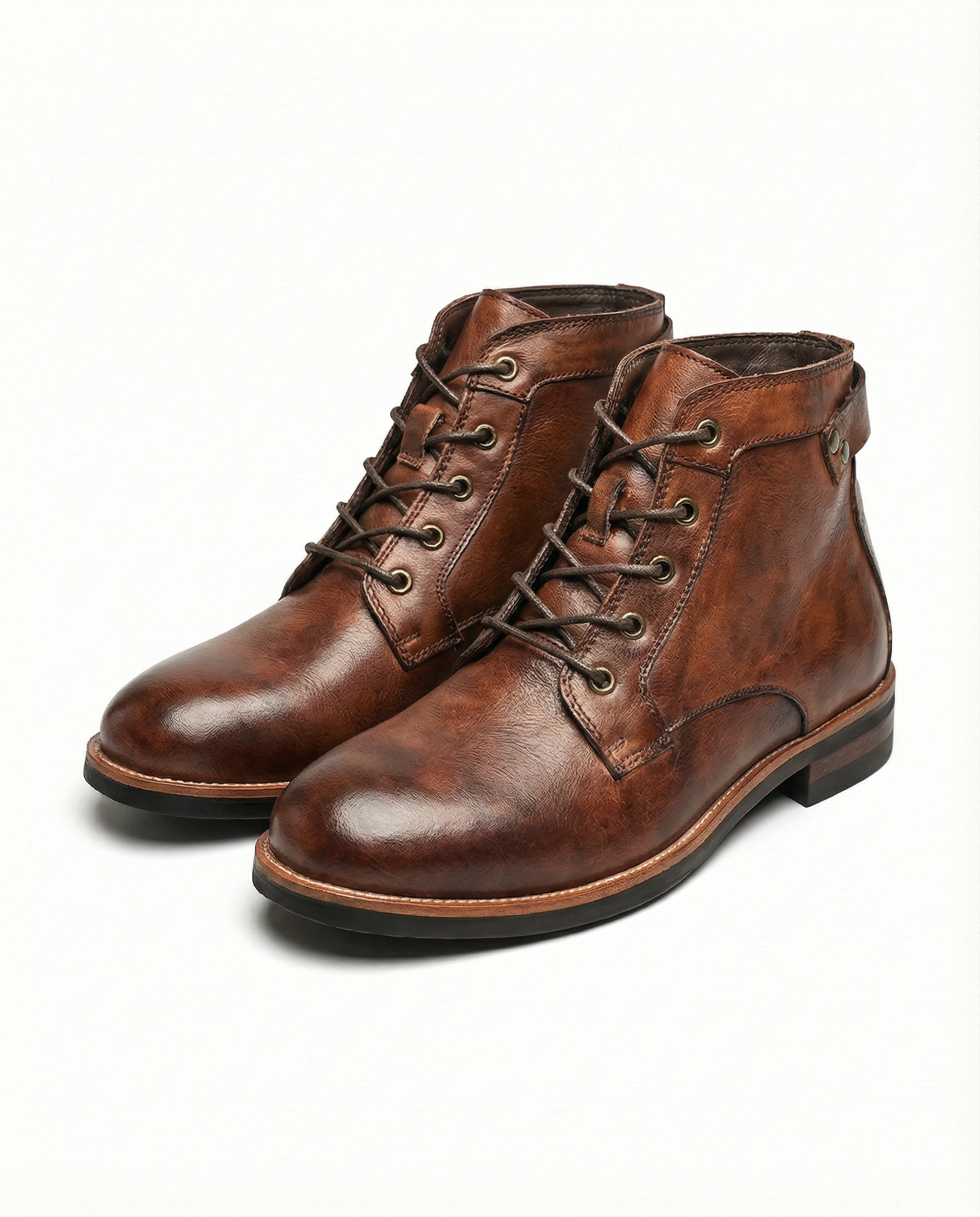 Men's Lace-up Boots Waterproof Durable Outdoor Footwear