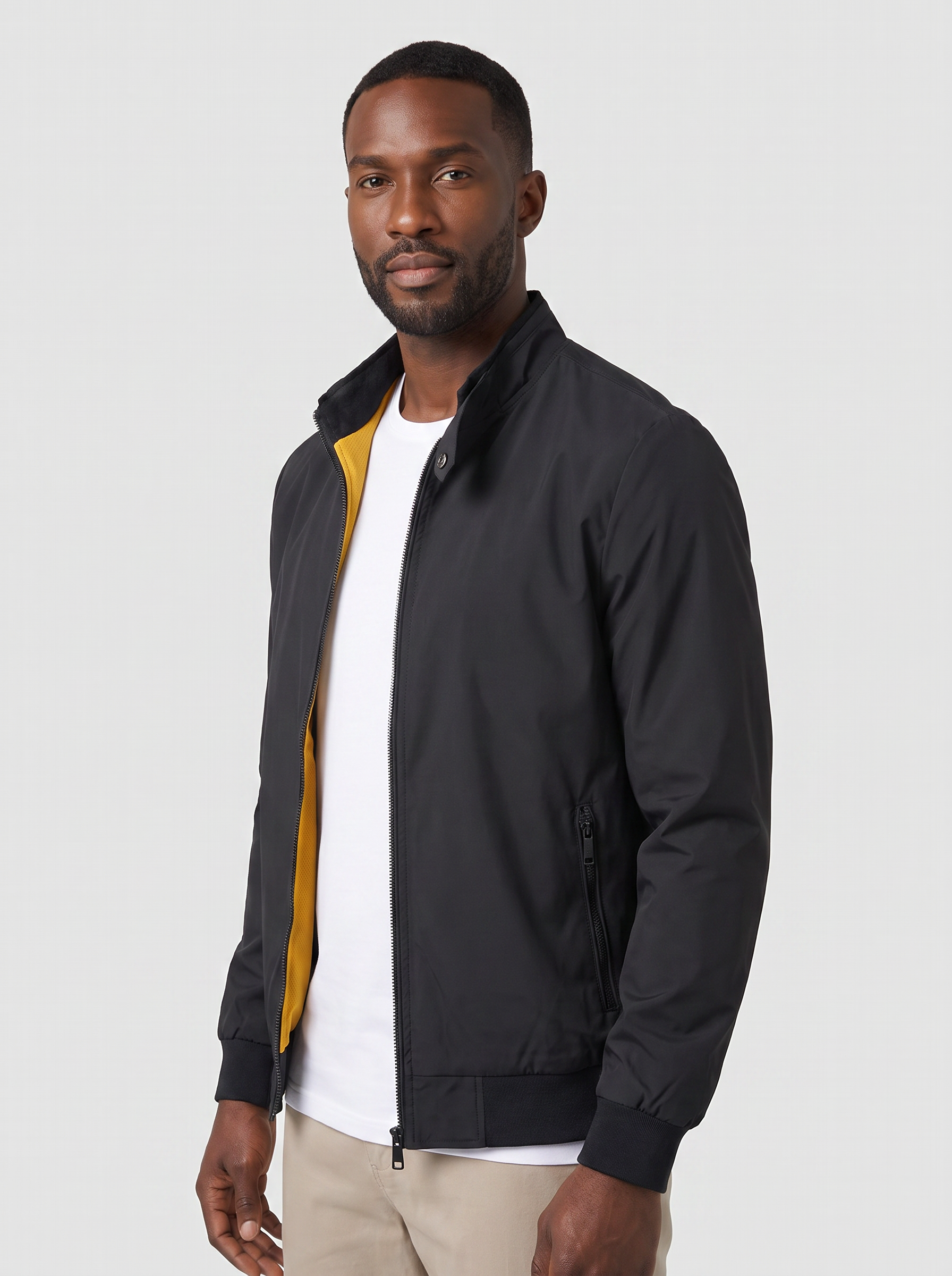 Black|three-quarter
