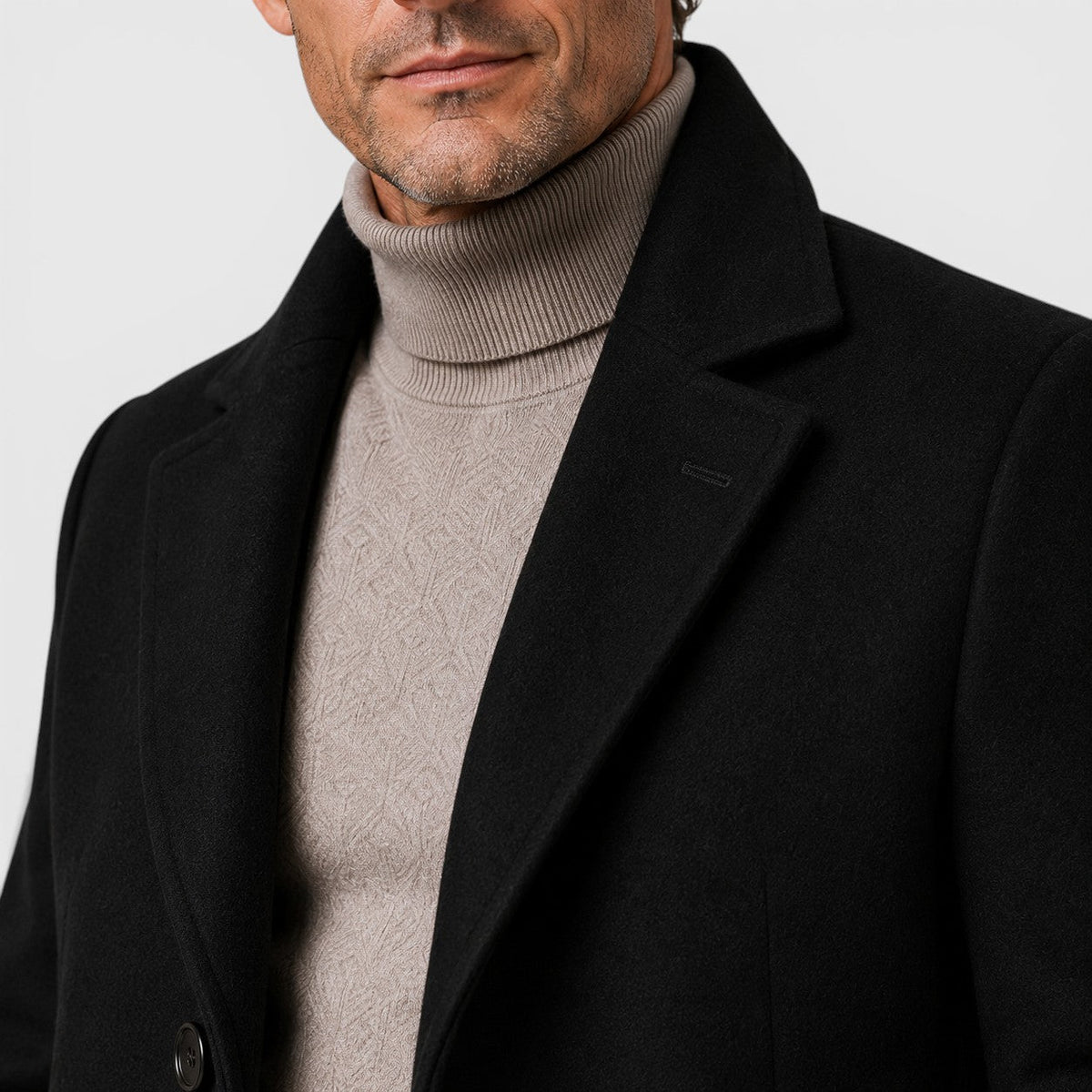 Monvaline | Men's Classic Trench Coat for Smart Casual Style