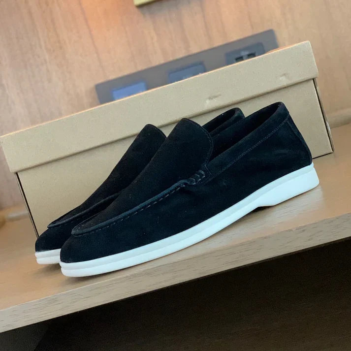 SUEDE SLIP-ON LOAFERS FOR MEN
