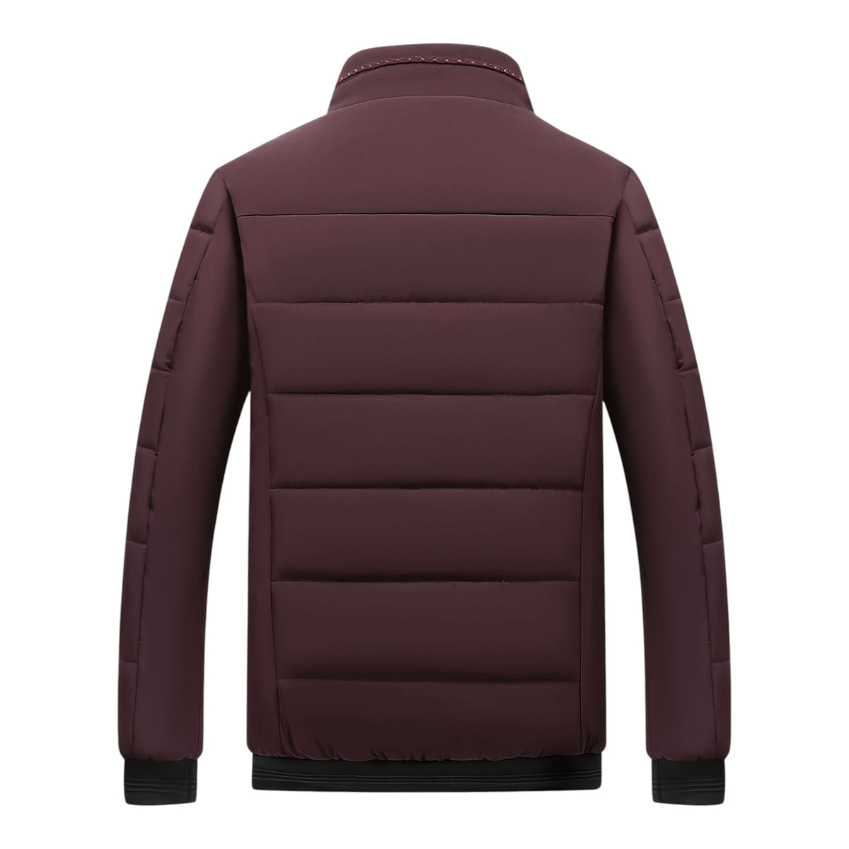 Men's Quilted Padded Stand-Collar Jacket