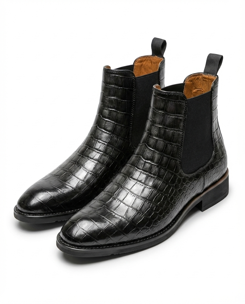 Men's Lace-up Boots | Casual Leather Footwear | Everyday Use